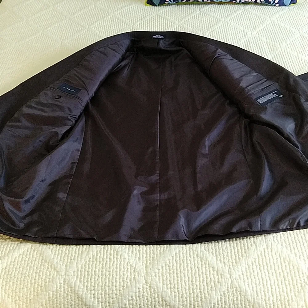 Vintage J. Ferrar Suit Dark Brown 44S